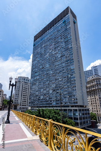 Santa Ififenia or Efigenia Viaduct in downtown Sao Paulo, Brazil photo