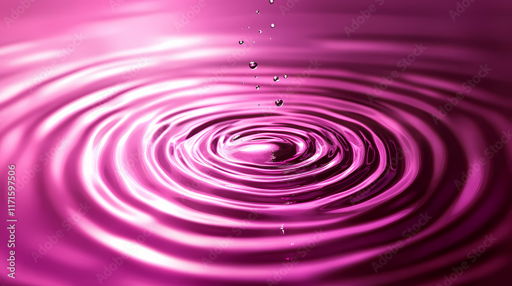 Magenta tones background. Rippled. Illustration