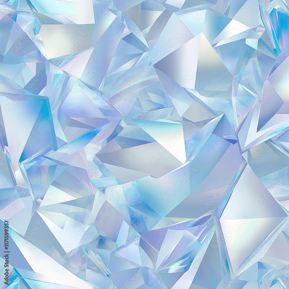 Dreamy Blue-Purple Crystal Texture Background, Abstract Geometric Art Design Dreamy Blue-Purple Crystal Texture Background, Abstract Geometric Art Design