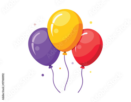 colorful balloons: a celebration of joy and festivity