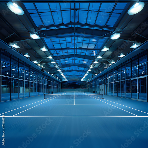 tennis padel trendy court indoor	