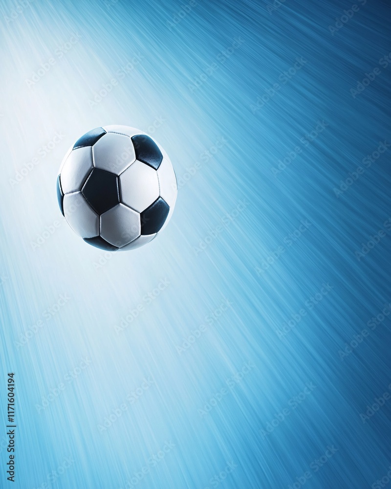 Obraz premium Soccer Ball in Motion