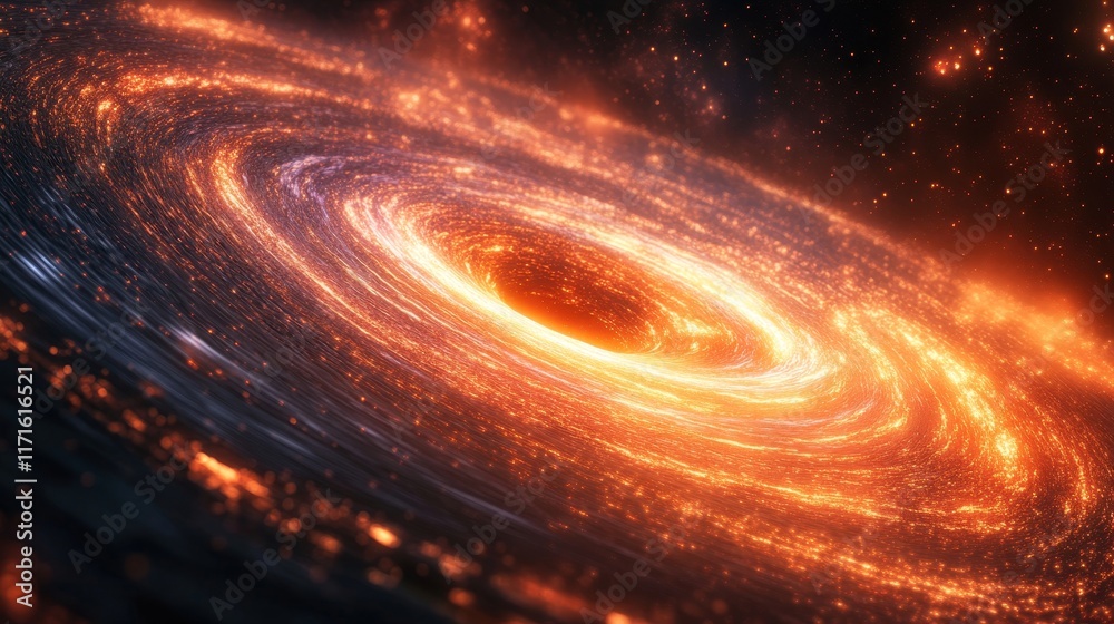 flux ripples through vibrant glowing cosmic designs., Generative AI flux ripples through vibrant glowing cosmic designs., Generative AI