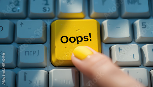 oops! key pressed: a humorous digital blooper snapshot
