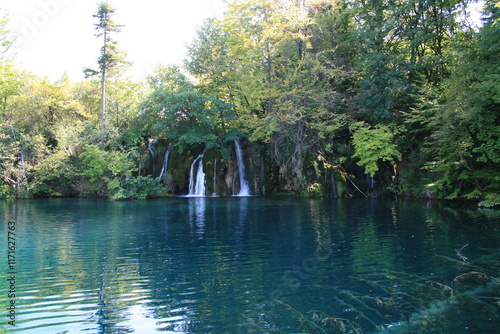 Landscape in Plitvicа Lakes National Park, Croatia
