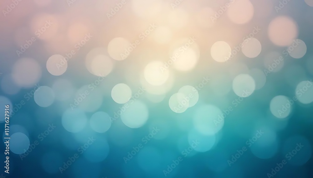Obraz premium Ethereal Bokeh Luminosity in Serene Serenity