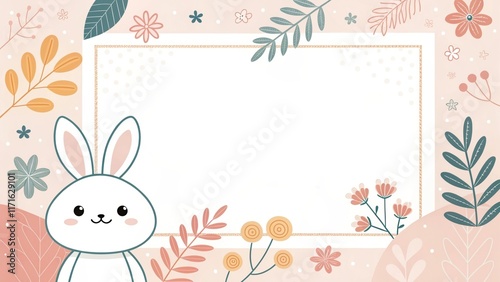simple shape cute cartoon beautiful illustration background