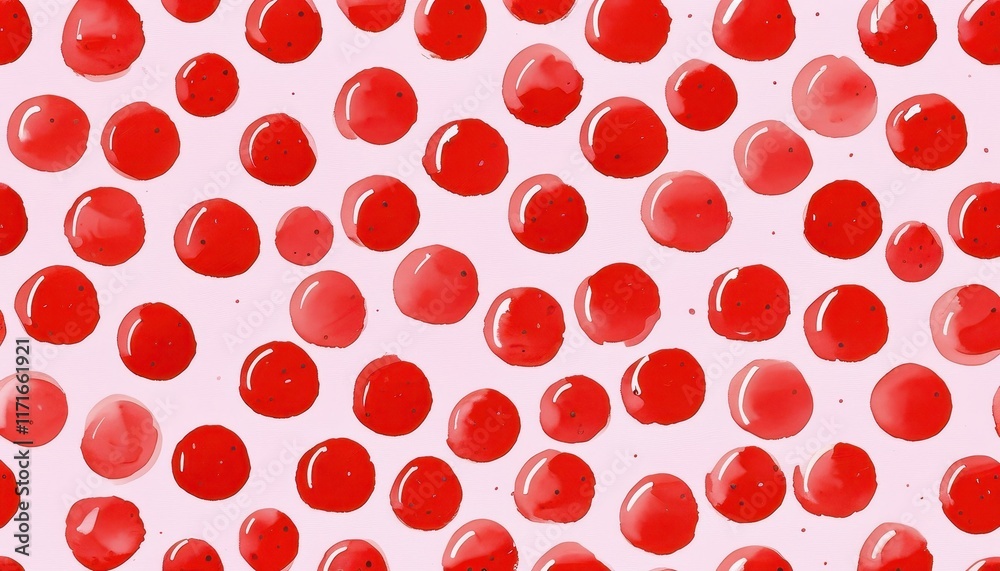 an abstract background created with red polka dot patterns on a pink background an abstract background created with red polka dot patterns on a pink background
