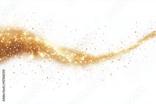 Wallpaper Mural Abstract golden firework cascade background digital art sparkling environment creative concept Torontodigital.ca
