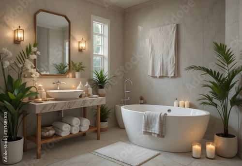 bathroom with towel