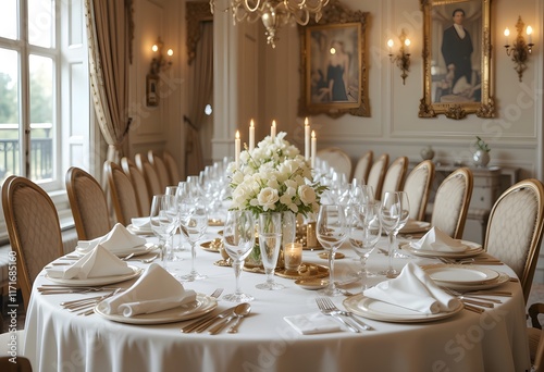 wedding table setting