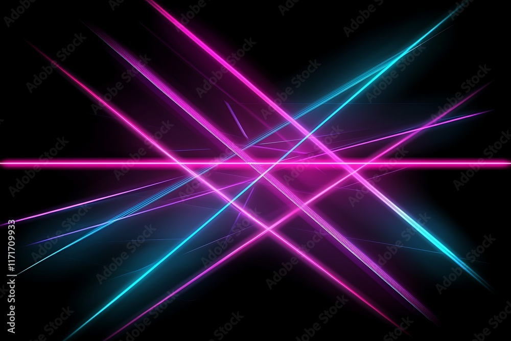 Neon lines abstract background design. Neon lines abstract background design.