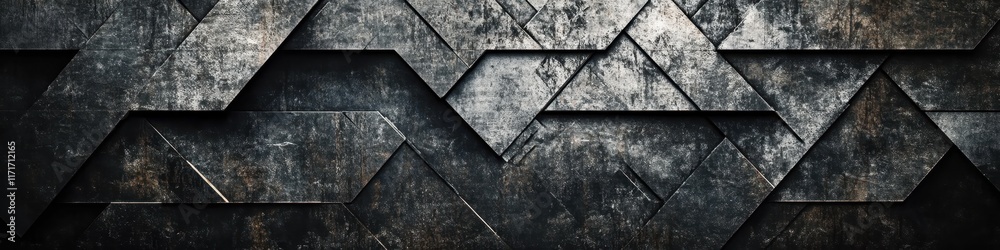 Dark geometric metal, industrial texture, sharp edges, triangular patterns, distressed steel, monochromatic, grungy surface, abstract industrial background, rusted metal, weathered triangles, harsh sh Dark geometric metal, industrial texture, sharp edges, triangular patterns, distressed steel, monochromatic, grungy surface, abstract industrial background, rusted metal, weathered triangles, harsh sh