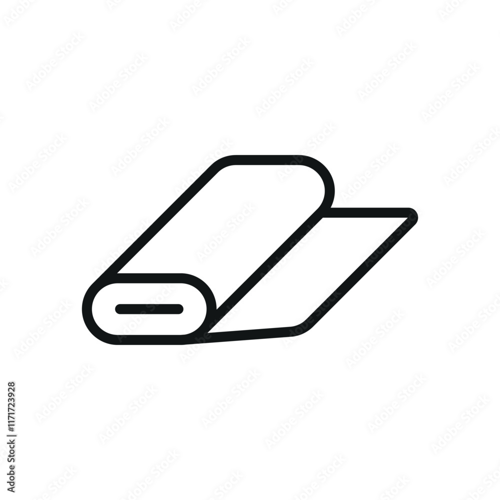 Fabric roll fashion tailor icon vector basic design Fabric roll fashion tailor icon vector basic design