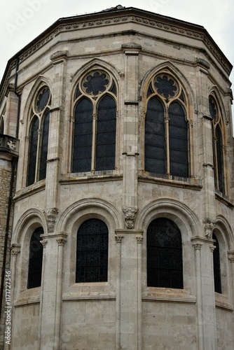 L’abside de la cathédrale Saint-Jean de Besançon