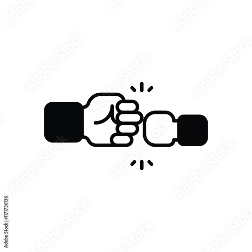Fist vector icon