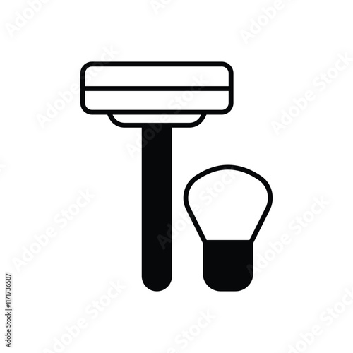Shaving vector icon