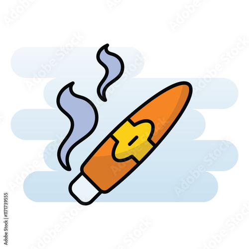 Cigar vector icon