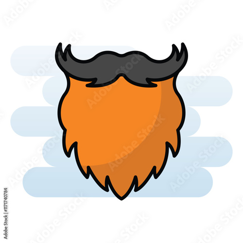 Beard vector icon