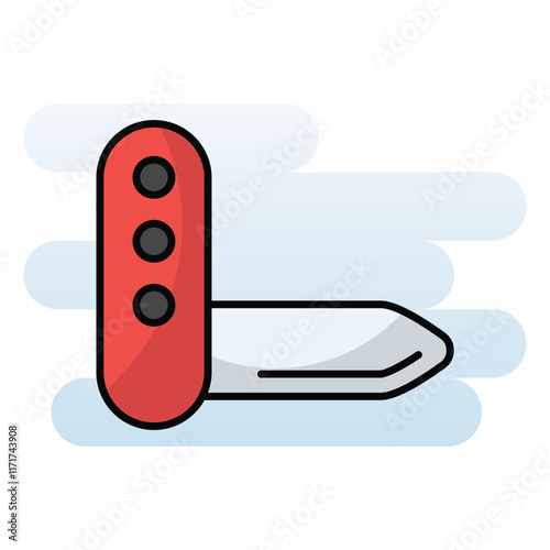 Pocket Knife vector icon