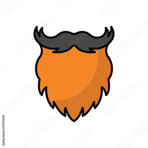 Beard vector icon