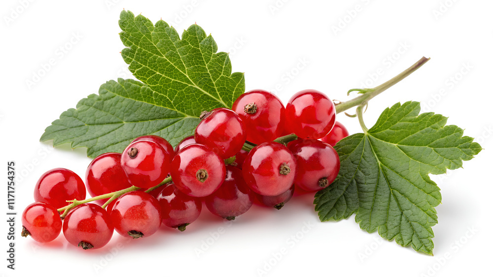 red currant isolated on white background red currant isolated on white background