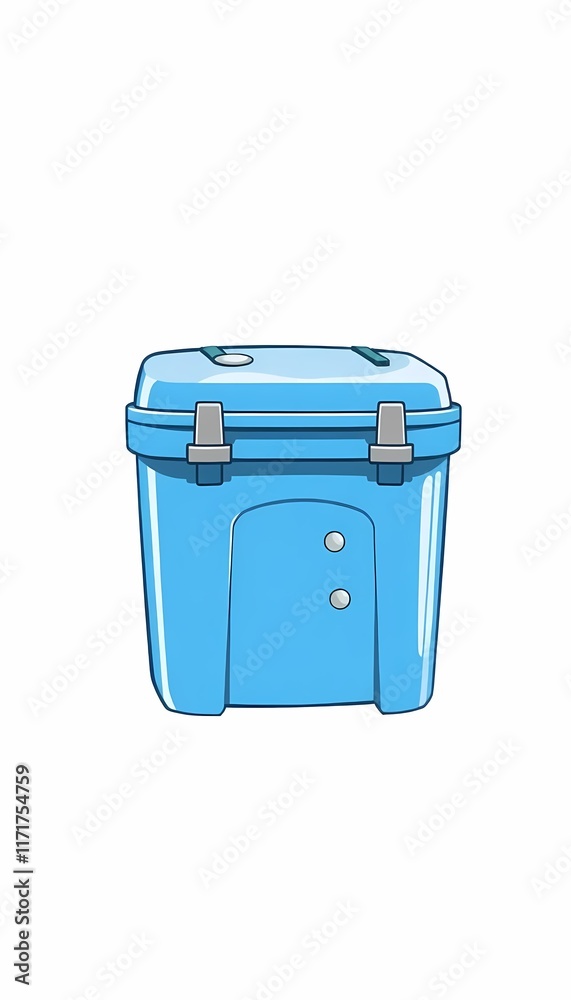 Cooler on Transparent or White Background Cooler on Transparent or White Background