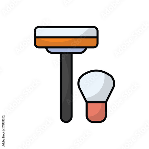 Shaving vector icon