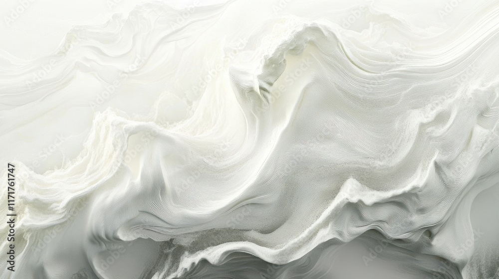 Abstract swirls of white and gray create a dreamy, textured image. Abstract swirls of white and gray create a dreamy, textured image.