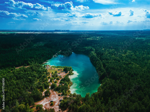 view of the lake