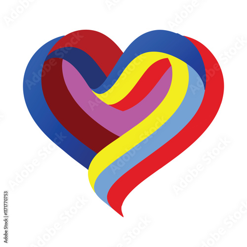 Valentine Day abstract heart vector art illustration Free Download Valentine Day abstract heart vector art illustration - GFXLoad