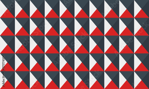 Modern geometric pattern with seamless shapes. Ideal for minimal textile design, abstract backgrounds, and trendy poster covers. A creative vector artwork with mosaic elements.