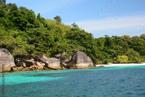 Koh Miang. Similan island National park. Phang Nga province. Thailand photo