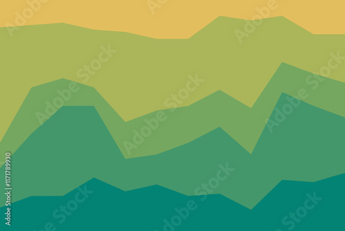 colorful  abstract ocean water waves vector image