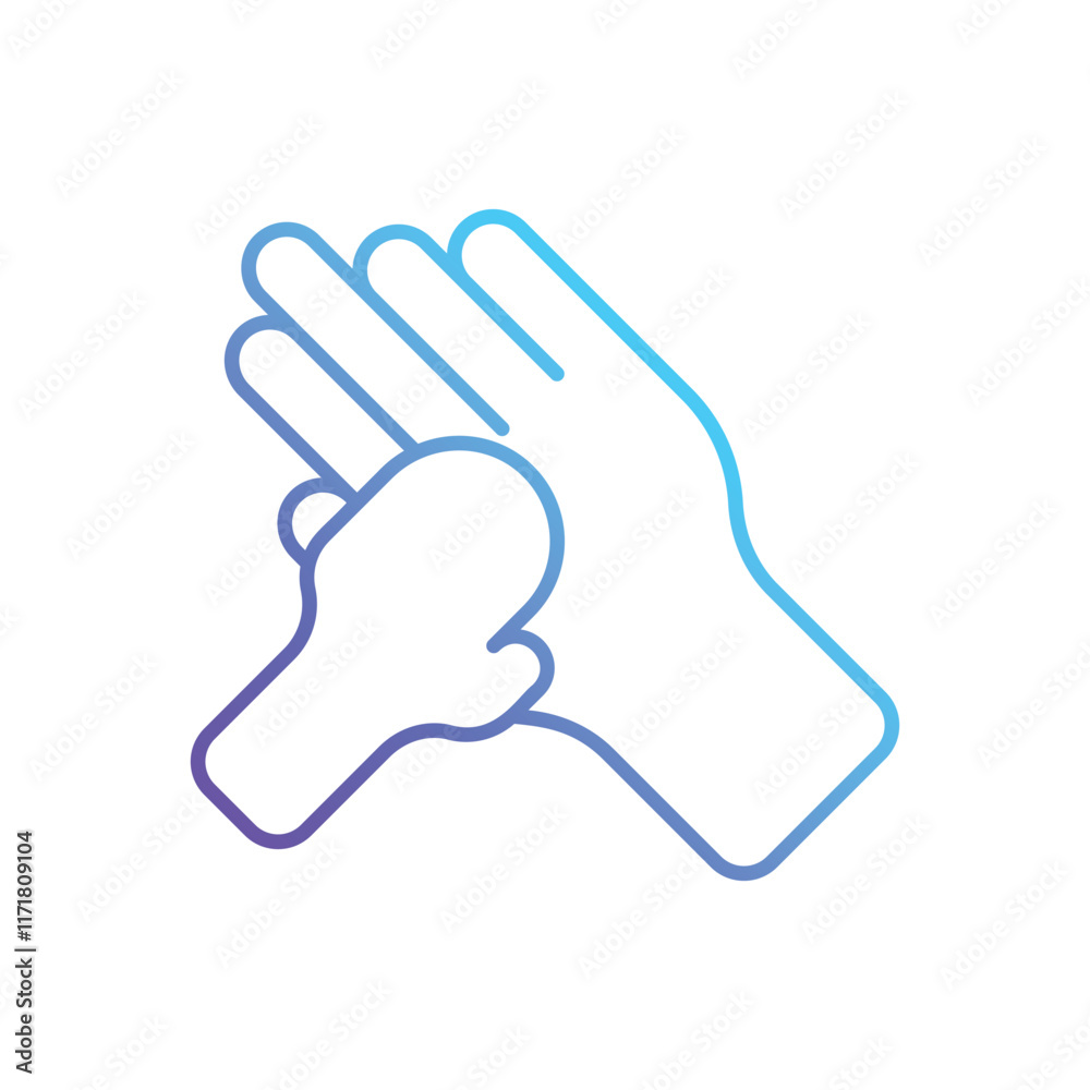 Fototapeta premium Dad vector icon