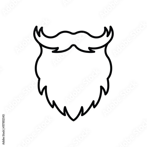 Beard vector icon