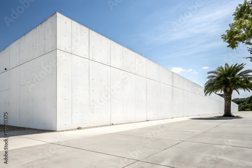 Wallpaper Mural White concrete wall as a background. Torontodigital.ca