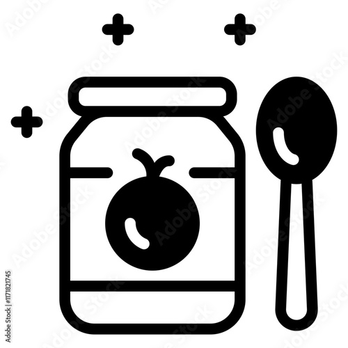 Glass jar icon