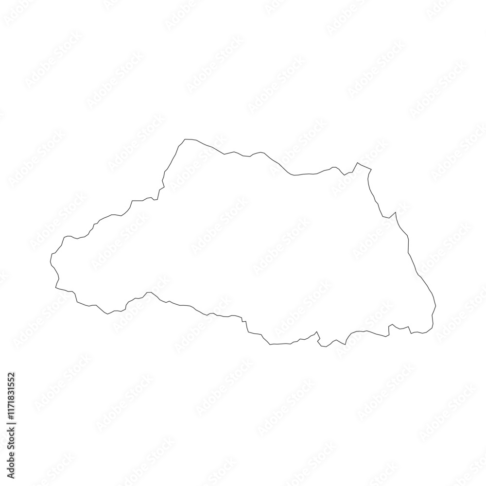 Saitama prefecture blank outline map Saitama prefecture blank outline map
