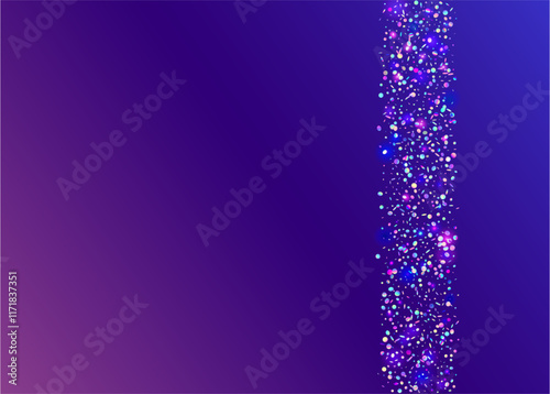 Rainbow Sparkle. Carnaval Paper. Purple Laser Serpentine. Glare Birthday Explosion. 3d Texture. Modern Poster. Falling Design. Festive Confetti. Pink Rainbow Sparkle