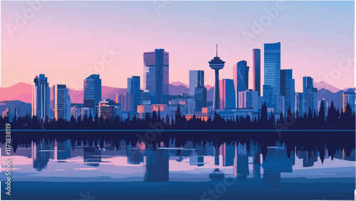 A Winter Night in Calgary.eps