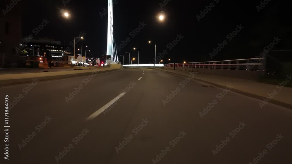 traffic at night