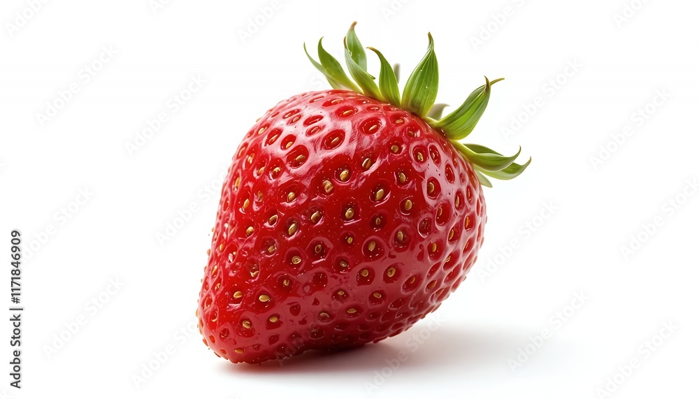 Juicy Strawberry: A Vibrant, Close-Up Still Life Juicy Strawberry: A Vibrant, Close-Up Still Life