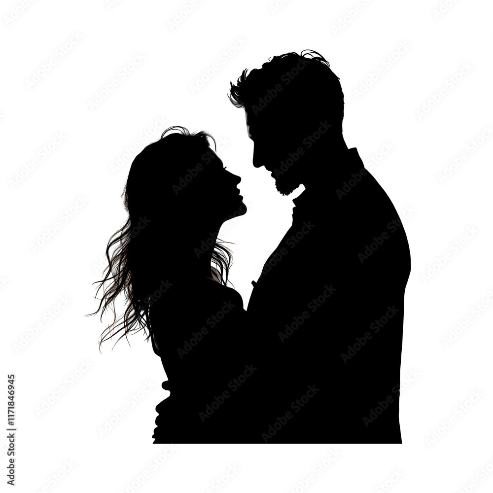 silhouette of a couple PNG transparent background silhouette of a couple PNG transparent background