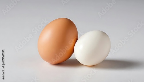 perfect chicken egg isolated on white background, Eggs on White Background, Chicken Egg isolated on white background photo