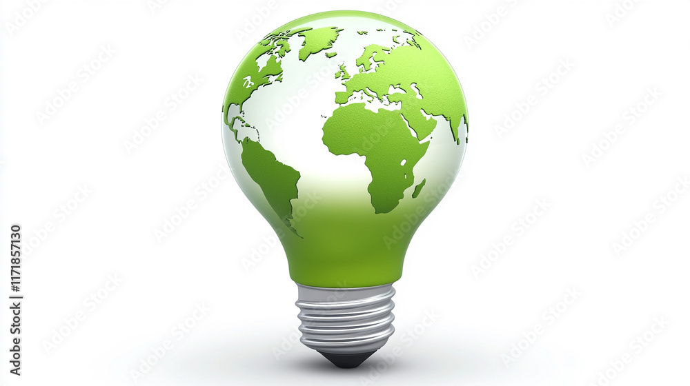 A green world map on a glowing light bulb symbolizing the power of renewable energy and environmental sustainability, representing the fusion of nature and technology for a greener future
A green world map on a glowing light bulb symbolizing the power of renewable energy and environmental sustainability, representing the fusion of nature and technology for a greener future