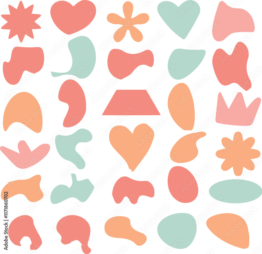 Print abstract shapes pack