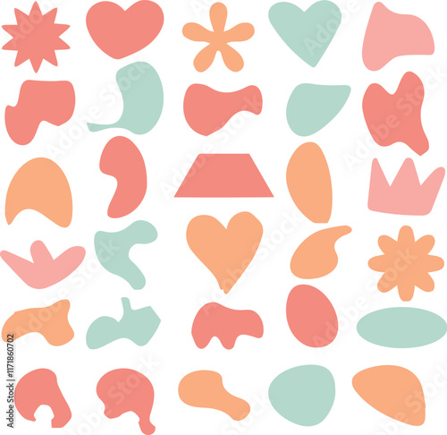 Print abstract shapes pack