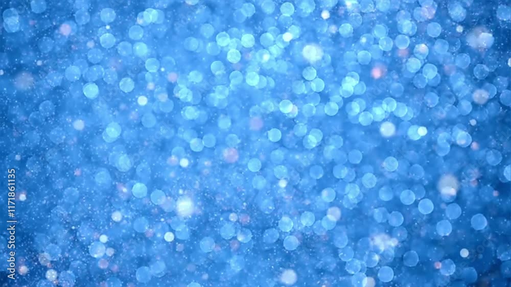 Blue glowing bokeh wallpaper background 