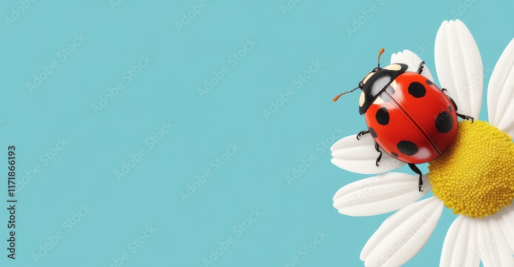 Fototapeta premium ladybug on a flower